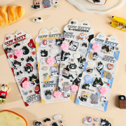 Cow Cat Series Squishy Foam Sticker